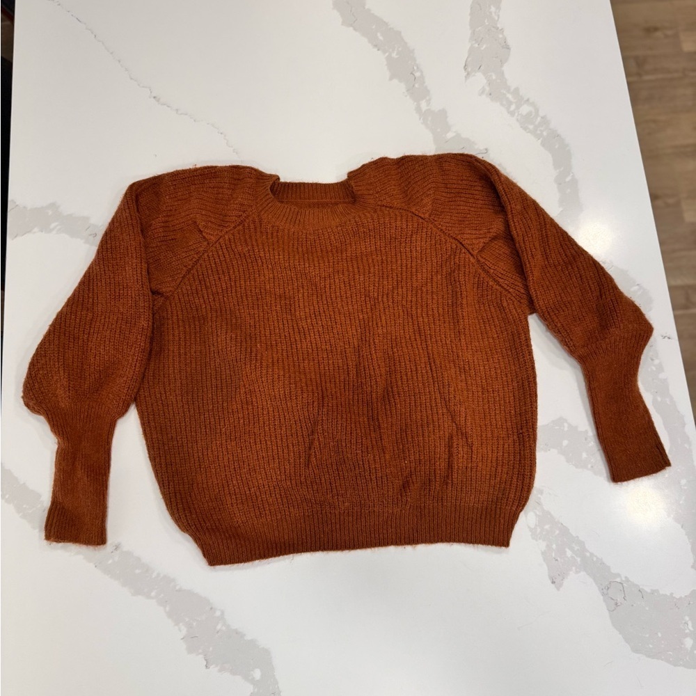 SHEIN Warm Cinnamon Women's Sweater